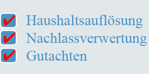Bild: Haushaltauflösung, Nachlassverwertung, Gutachten Gera